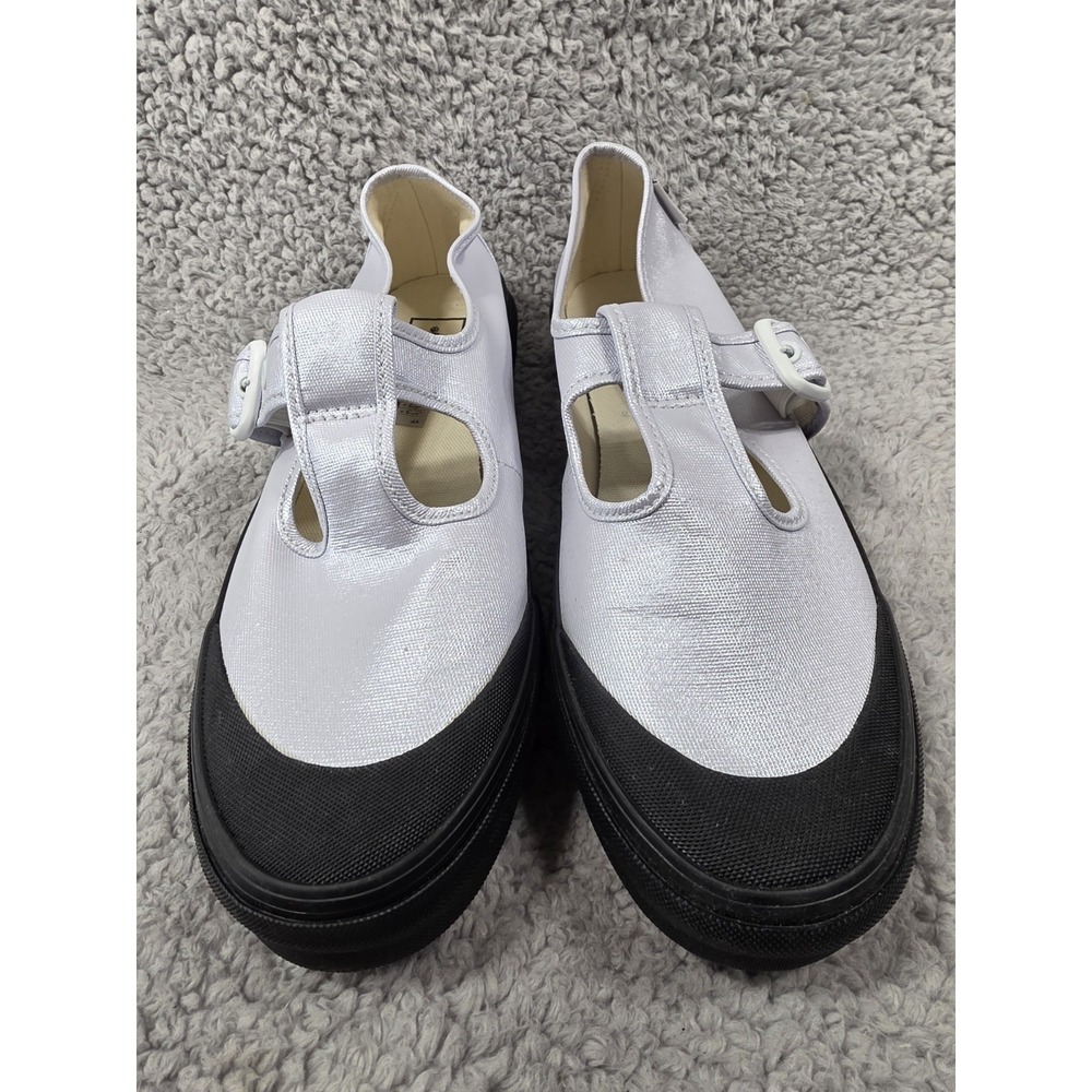 VANS Style 93 Coated Canvas True White Mary Jane Sneakers Shoes Women's Size 10‎
